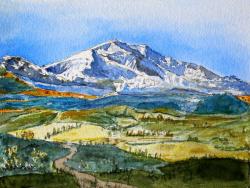 Mount Sopris from Aspen